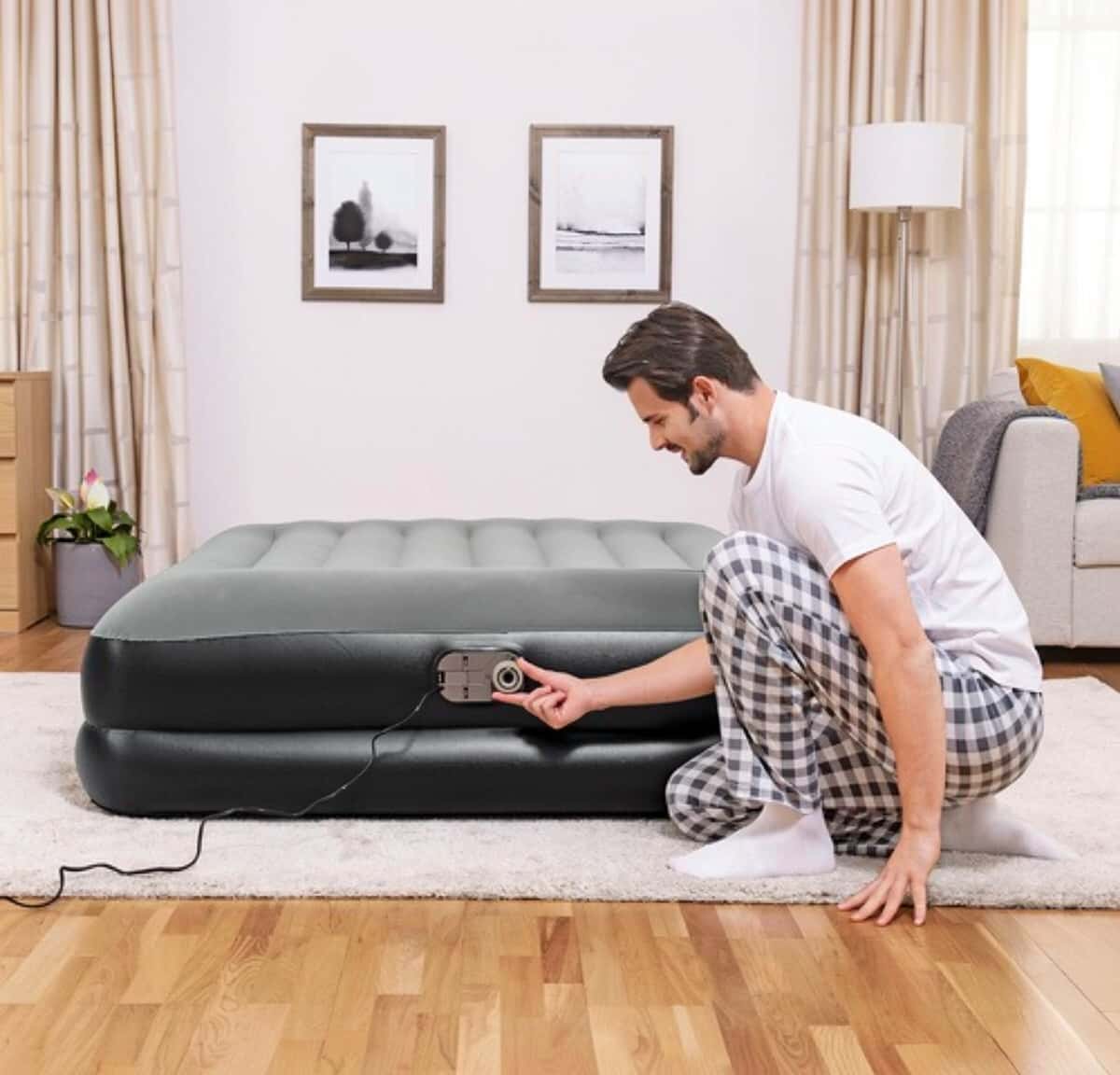 Divan tipli puf, Qara rəng - Tenderyard