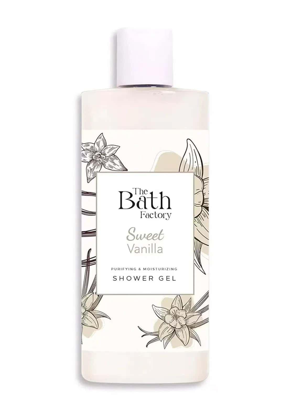 The Bath Factory Sweet Vanilla Shower Gel, 400 ml - Tenderyard