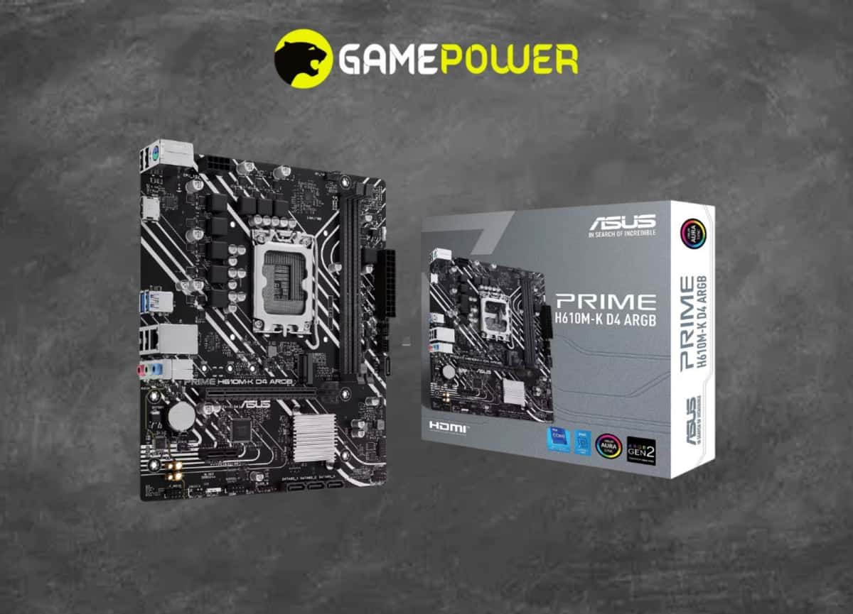 Asus Prime H610M-K D4 ARGB Motherboard - Tenderyard