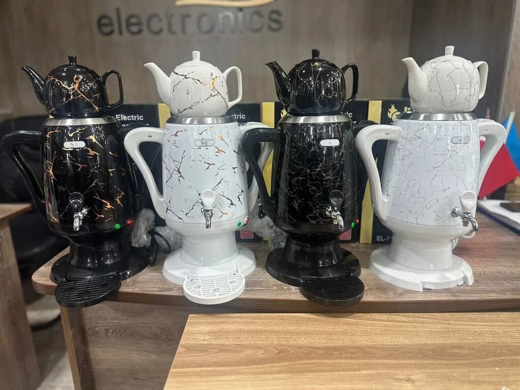 Samovar Paslanmayan polad material