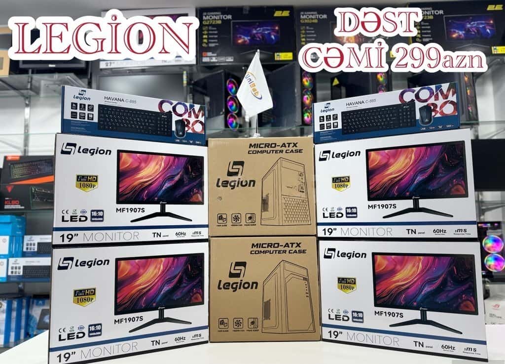 Legion Masaüstü Kompüter Dəsti (Intel i3, 8GB RAM, 256GB SSD) - Tenderyard