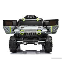 Uşaq avtomobili Jeep Toyota 4x4 12V — şəkil 6