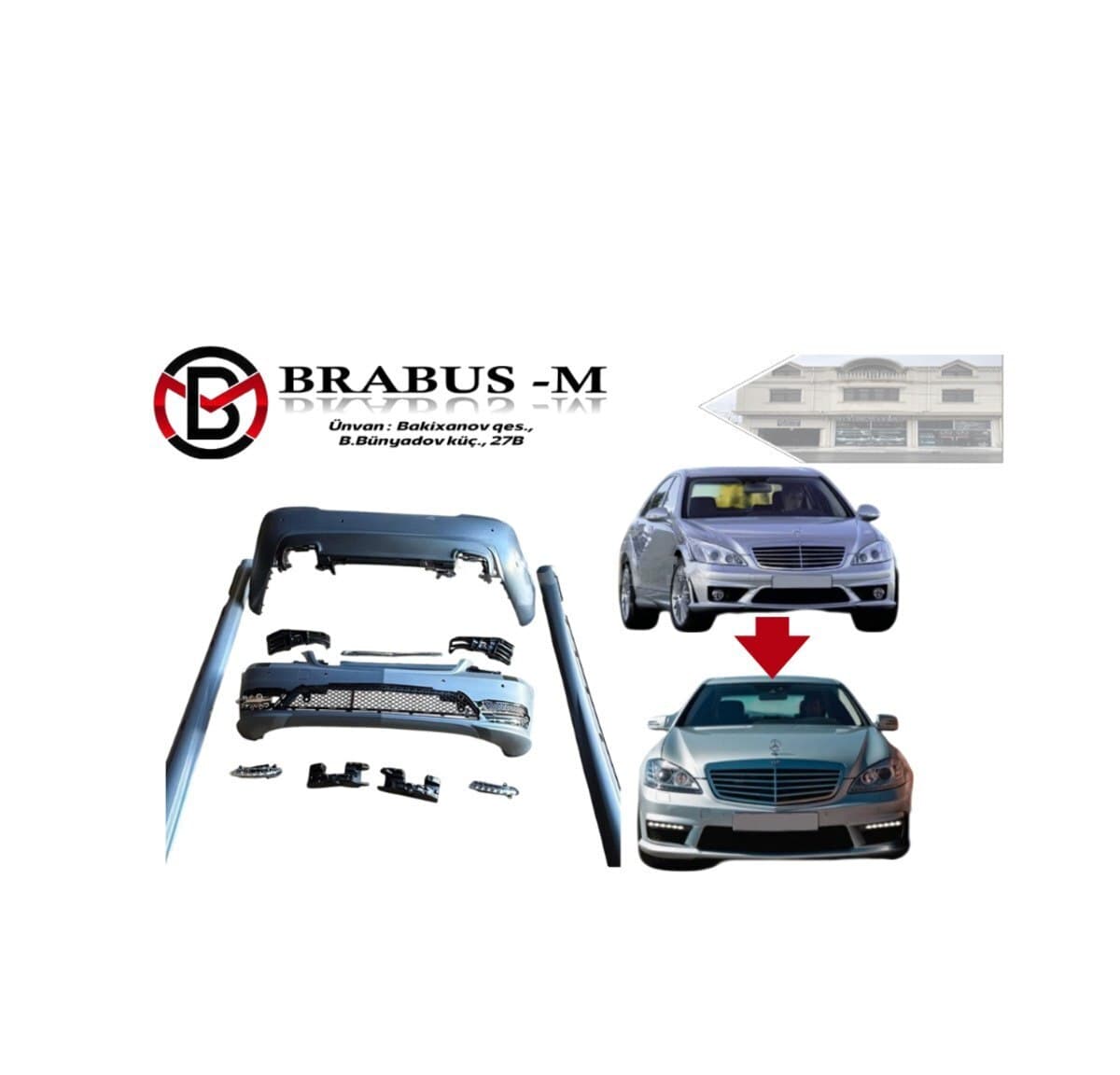Body kit Mercedes W221