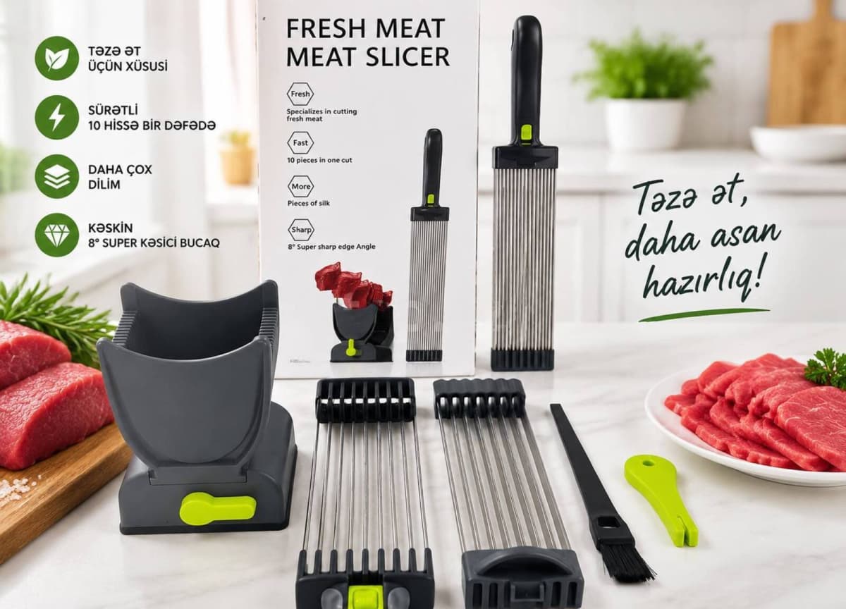 Ət doğrayan aparat (Meat Slicer)