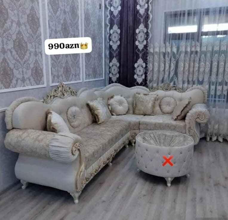 Künc divan, Qarışıq rəng