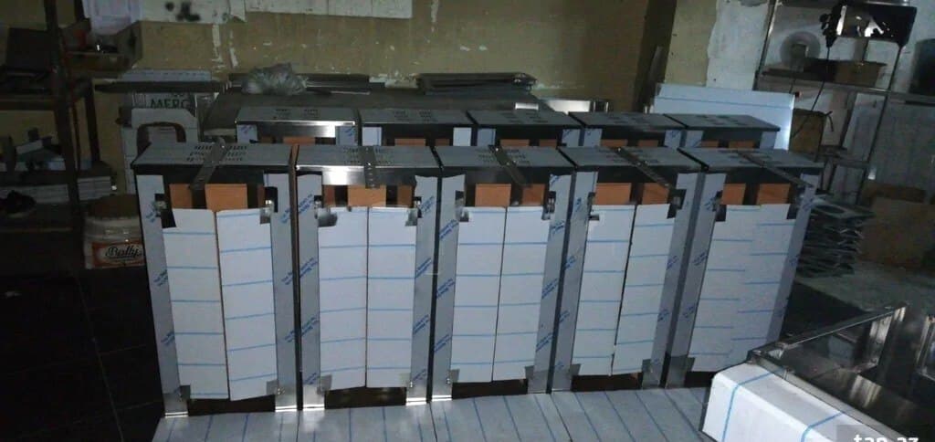 4 Pilləli Köz Dönər Aparatı