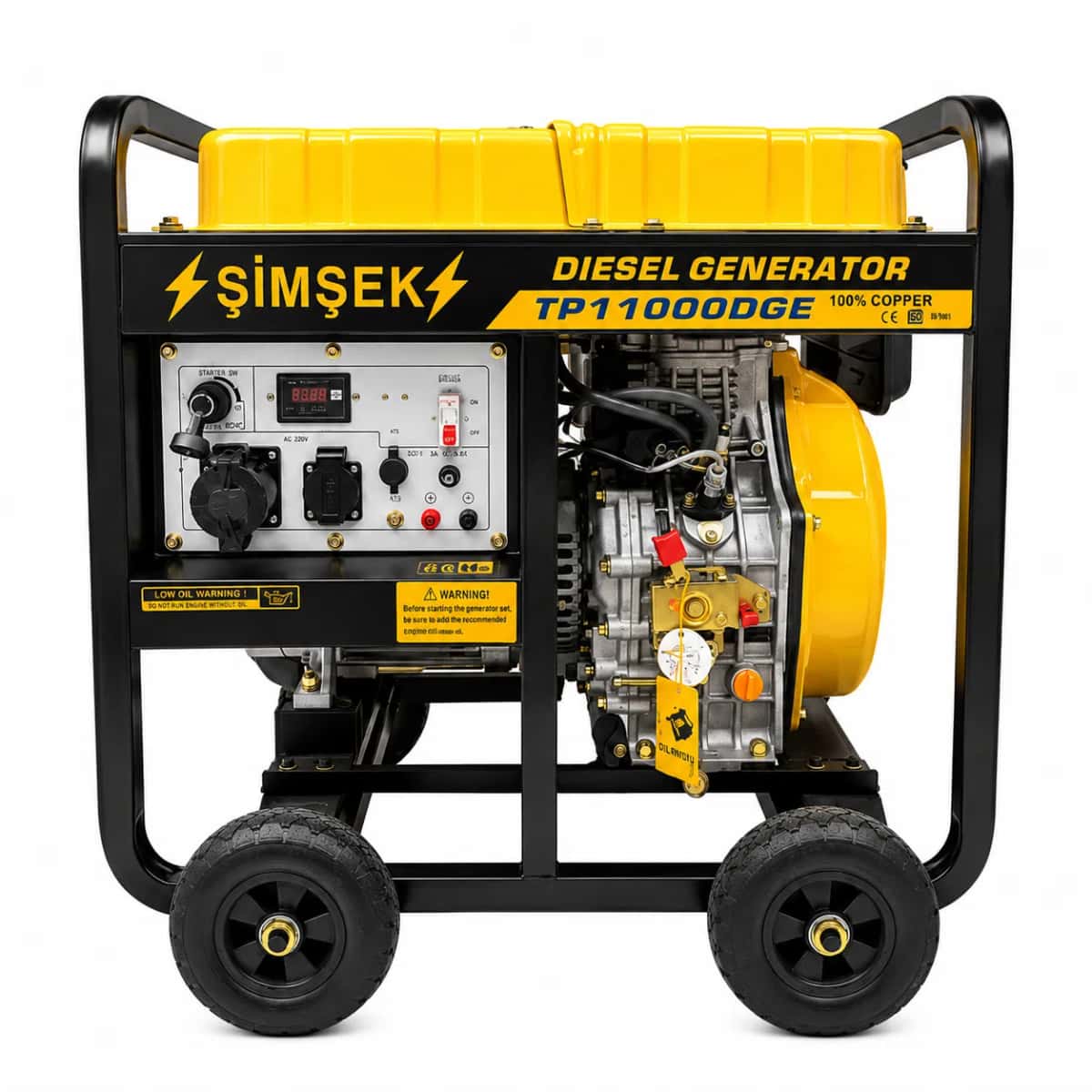Şimşek TP11000DGE Dizel Generatoru, 8.5 kVt, 220 V - Tenderyard