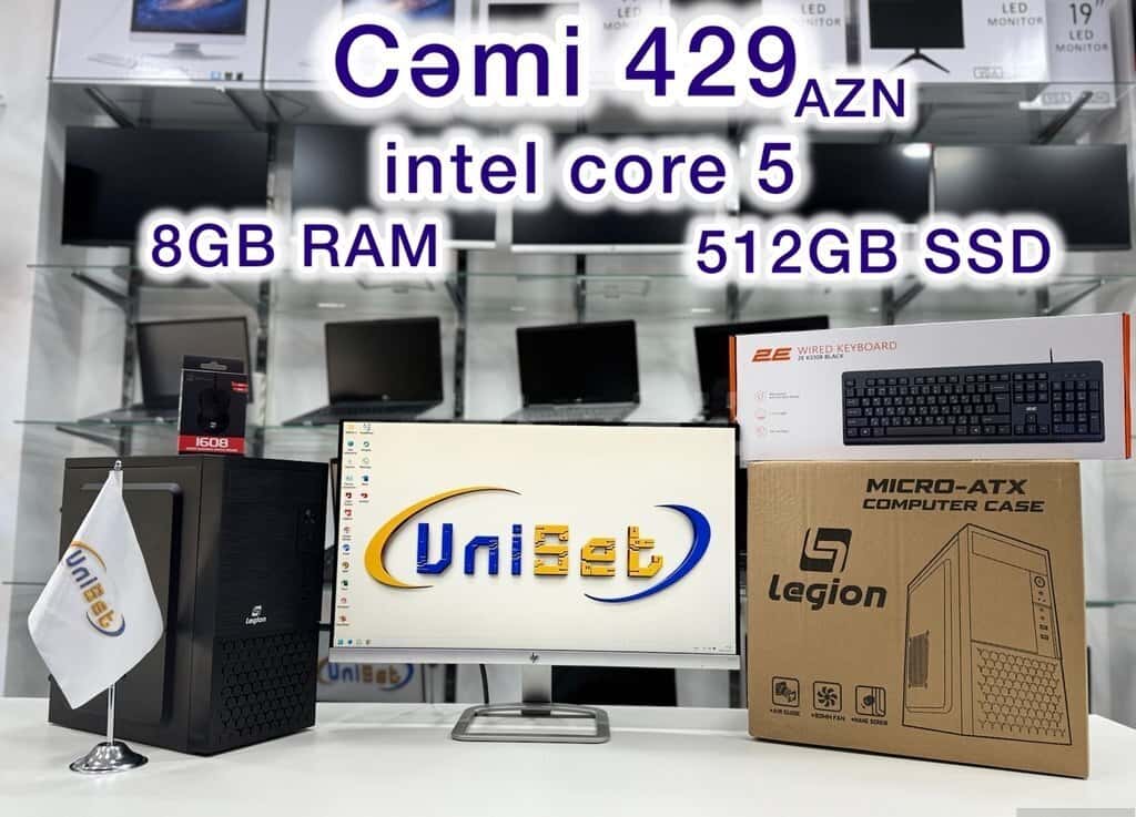 HP Legion Desktop Computer Set (i5, 8GB RAM, 512GB SSD) - Tenderyard