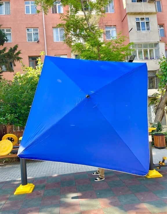 Bağ çətiri Kvadrat, Göy rəng - Tenderyard