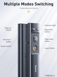 Təqdimat pultu Baseus Wireless (Type-C və USB) — şəkil 10