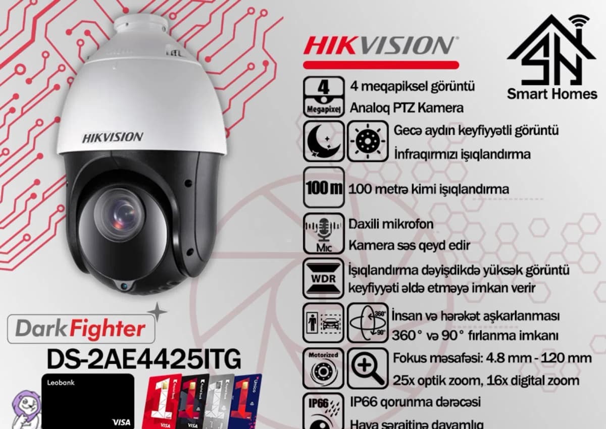 PTZ kamera Hikvision DS-2AE4425ITG 2MP