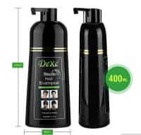 saç qaraldan şampun "dexe black hair shampoo 400 ml" — şəkil 28