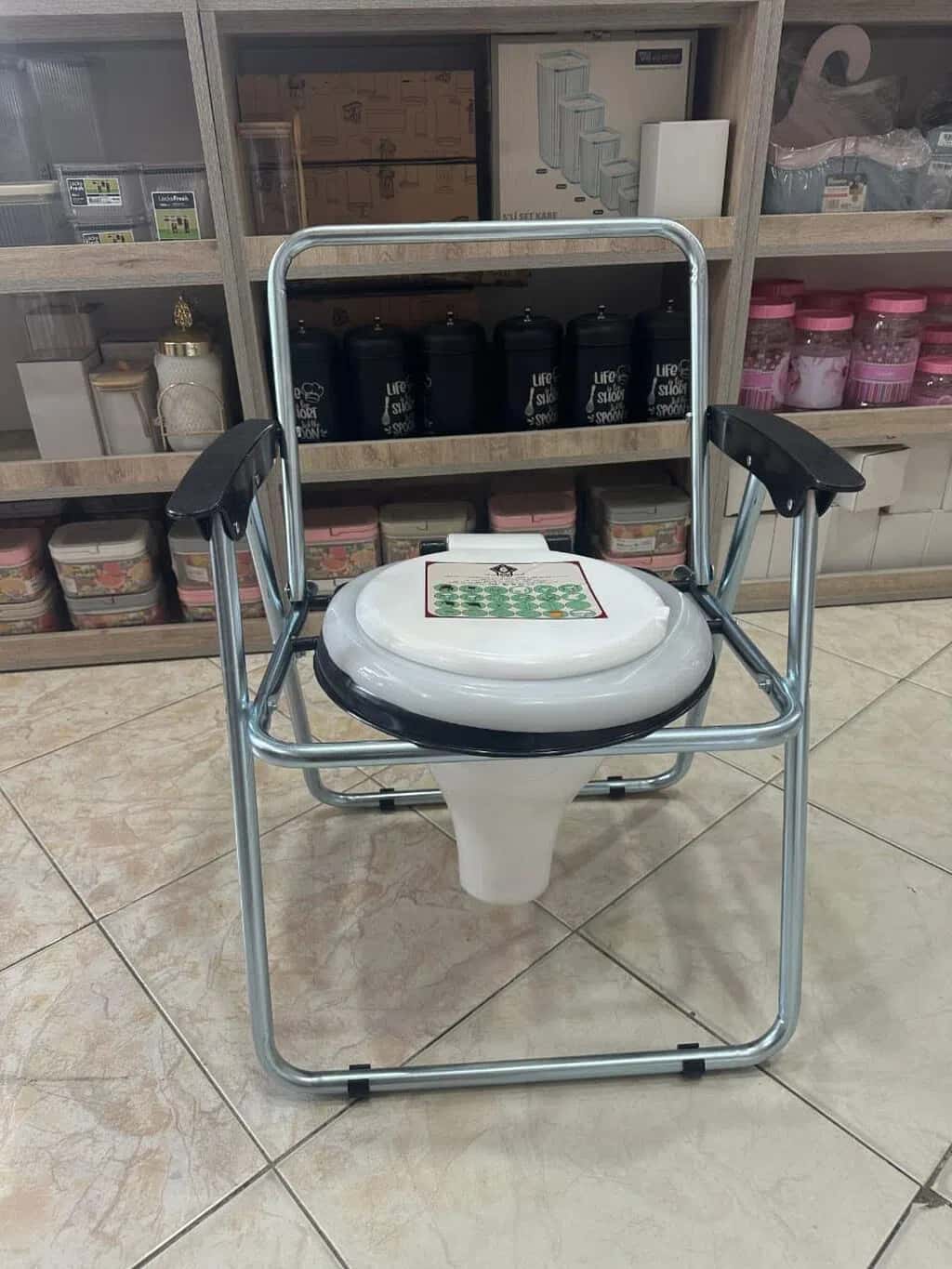 Foldable Sanitary Chair (Patient Toilet) - Tenderyard