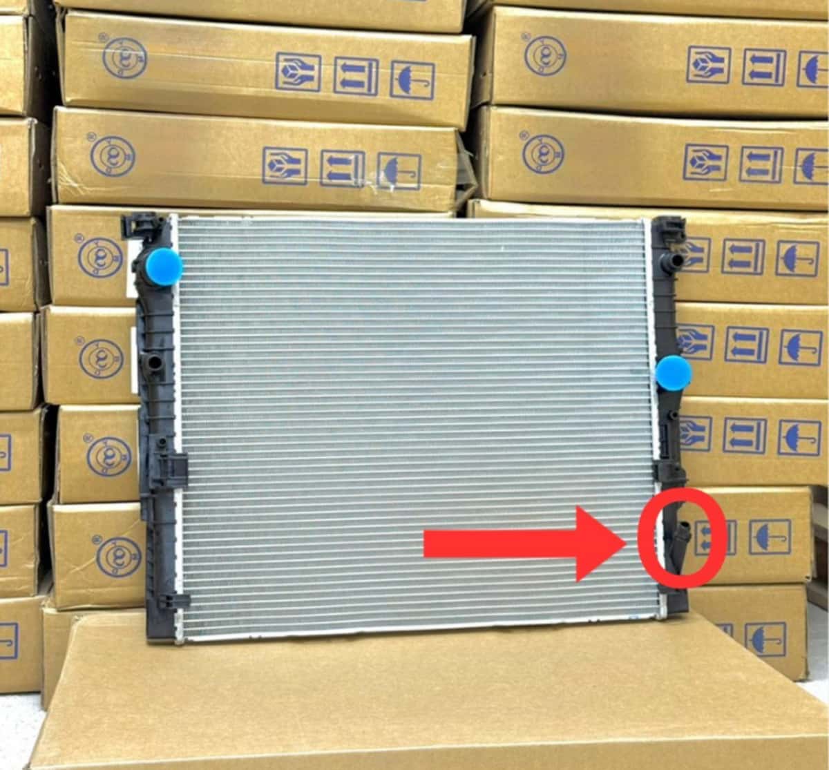 Water radiator BMW G30 G31 G11 G12 G32 17118743663 - Tenderyard