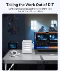 SSD qutusu Orico 4 bay NVMe 40Gbps — şəkil 4