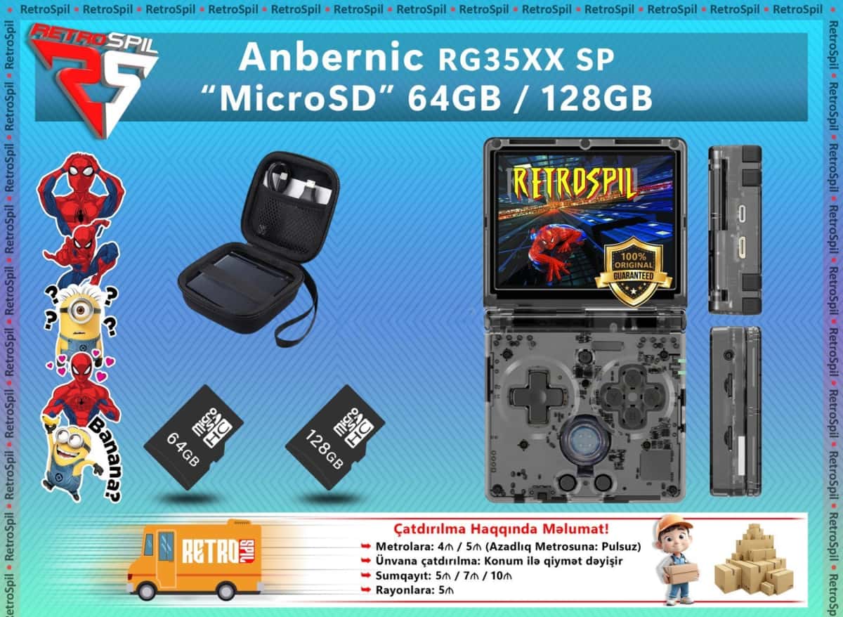 Anbernic RG35XX SP Retro Oyun Konsolu - Tenderyard