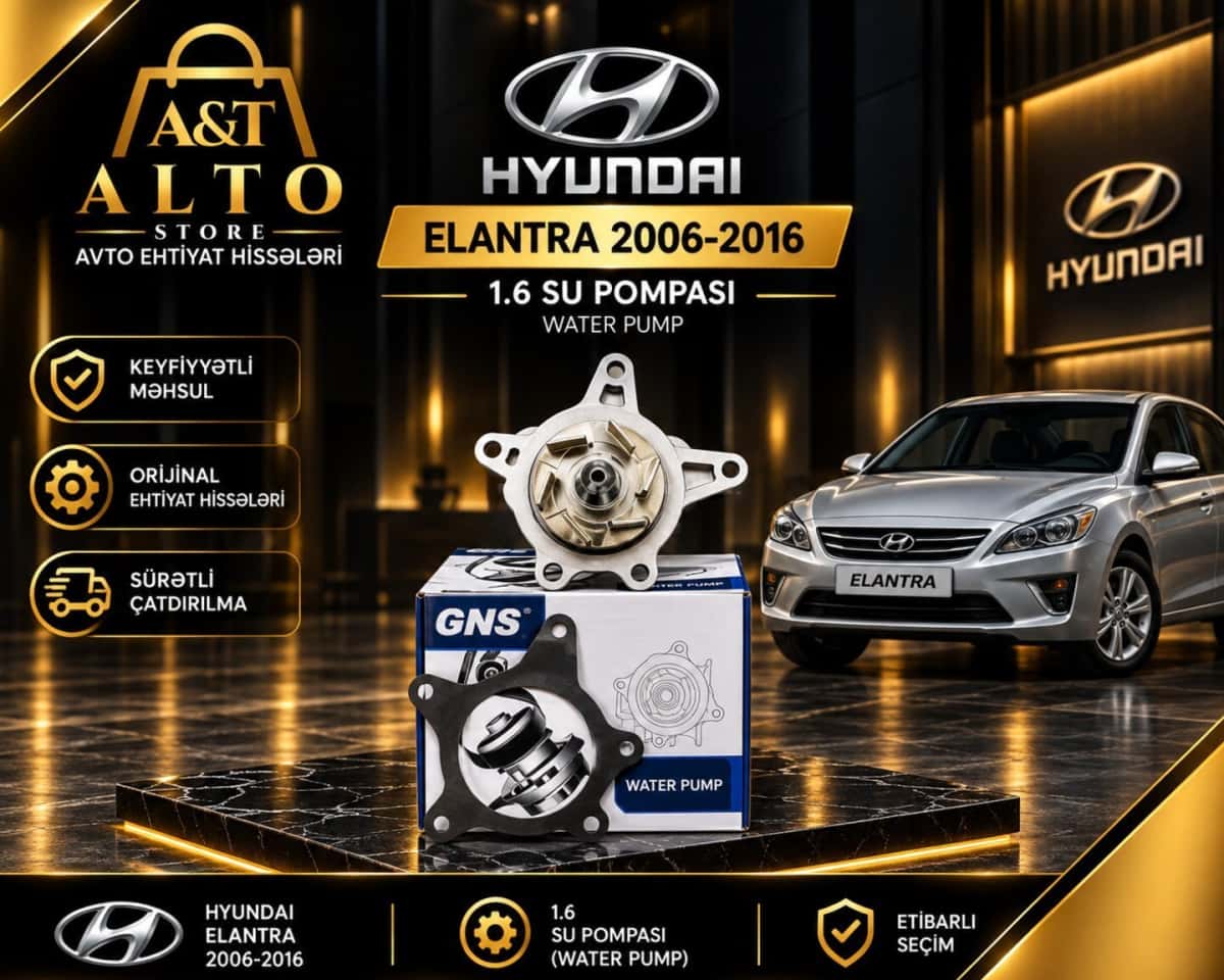 Water pump for Hyundai Elantra 2006-2016 1.6 - Tenderyard