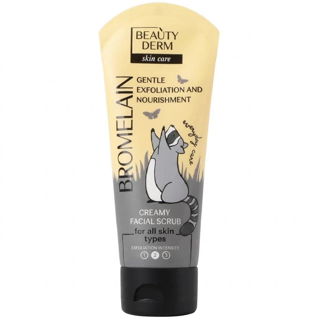 Beauty Derm Bromelain Krem Üz Skrabı, 75 ml