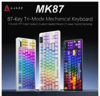 Mexaniki klaviatura Ajazz MK87 Pro White Matte Translucent — şəkil 4