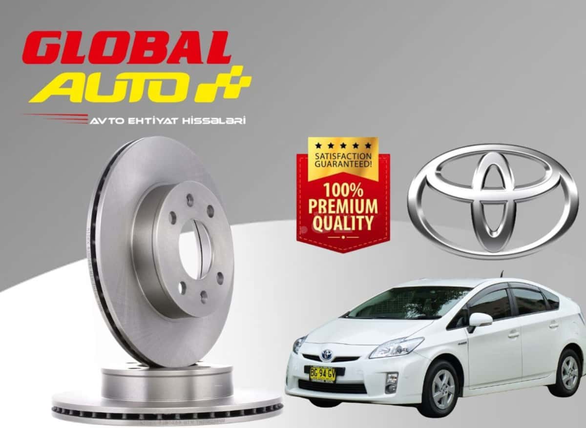 Brake disc Toyota Prius NHW30 - Tenderyard