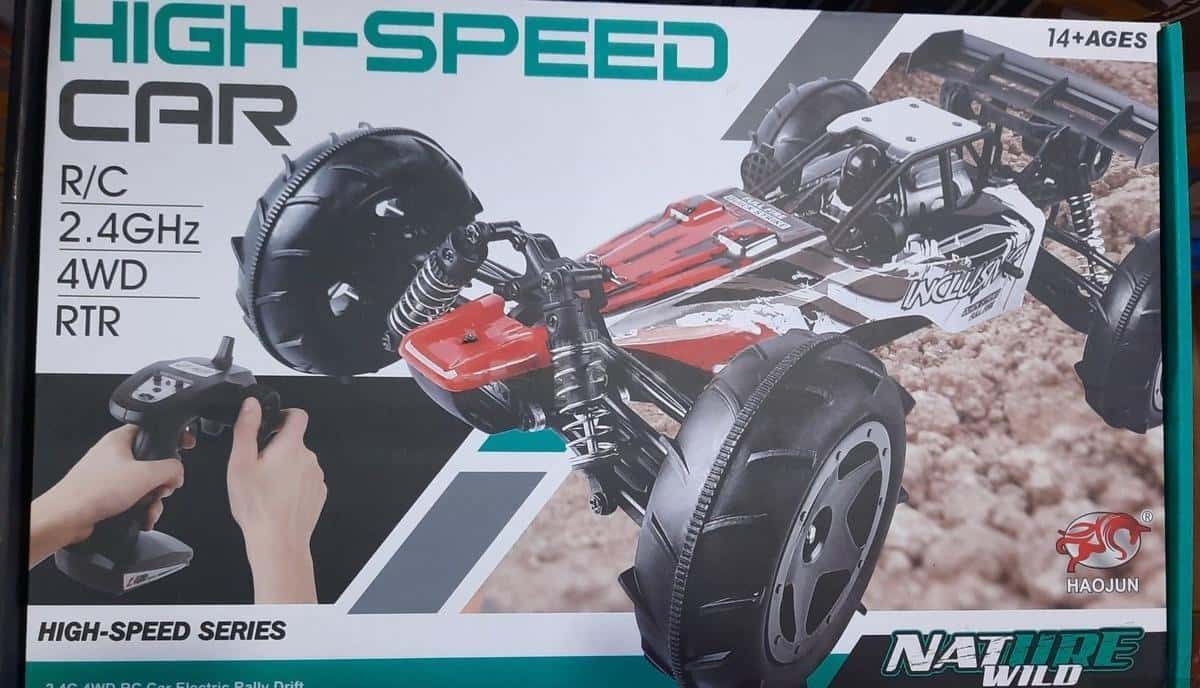 Haojun Высокоскоростной радиоуправляемый гоночный автомобиль 4WD - Tenderyard