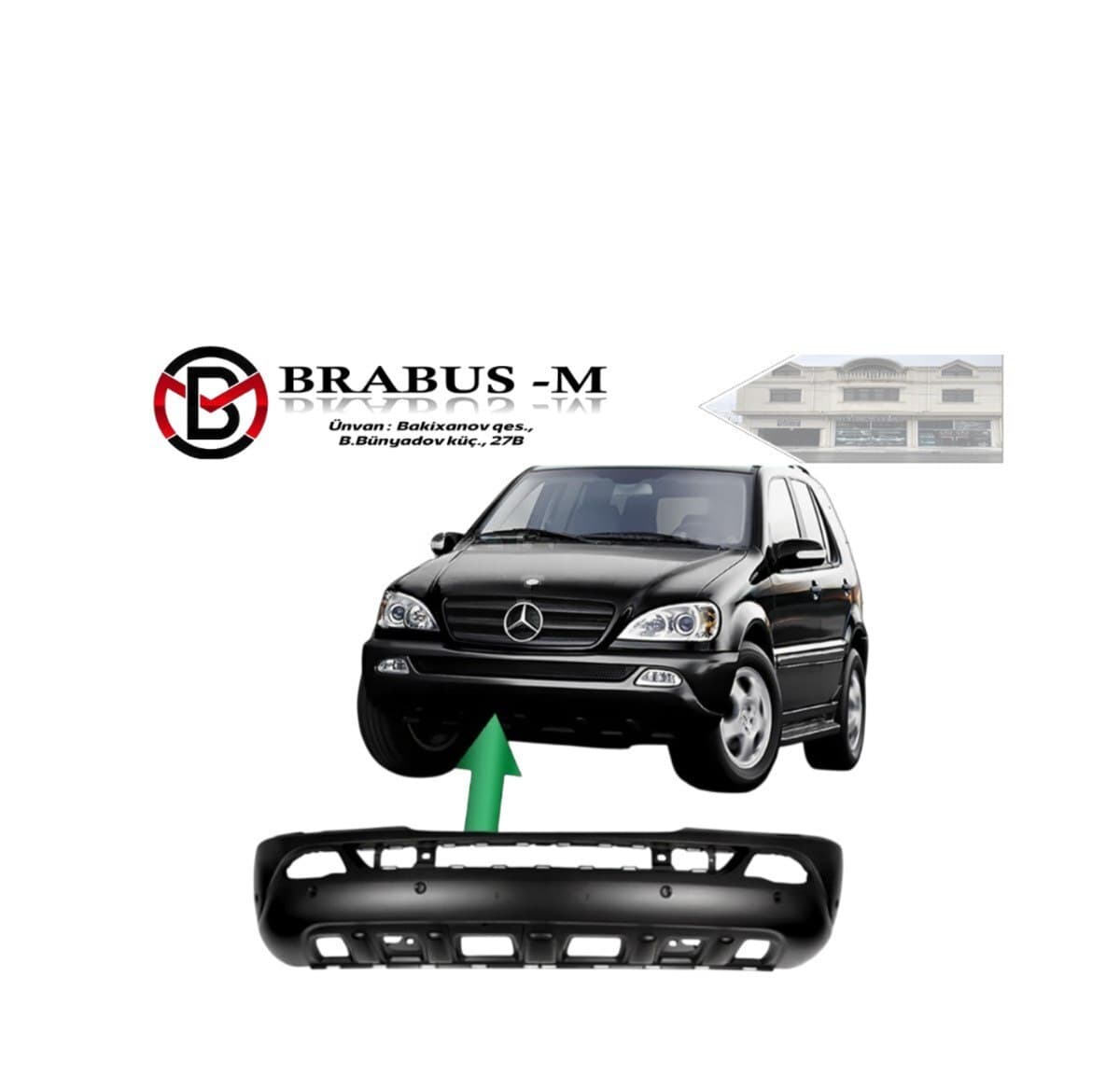 Ön bufer Mercedes W163 ML