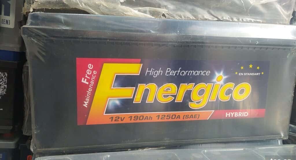 Akkumulyator Energi 12V 190Ah - Tenderyard