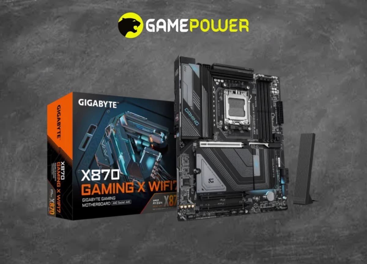 Gigabyte X870 Gaming X Wi-Fi 7 DDR5 AM5 Ana Plata