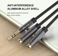 Qızılı rəng data kabel, Audio splitter — şəkil 1