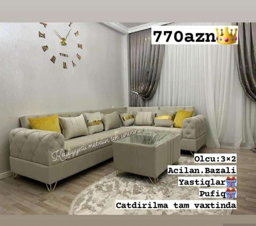 Künc divan, Qarışıq rəng