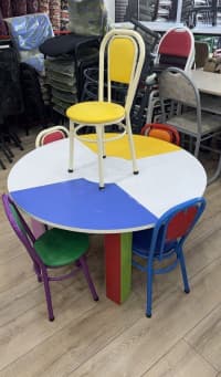 Uşaq mebel dəsti Laminat material, Qarışıq rəng — şəkil 1