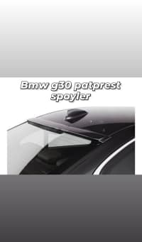BMW F10 F30 G30 G20 E60 E90 Yarasa Spoyler — şəkil 20