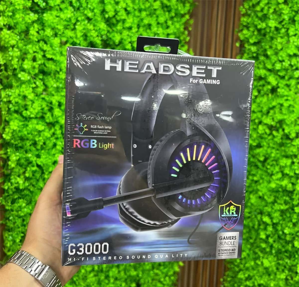 Karler Bass G3000 RGB Gaming Headset with Microphone - Tenderyard