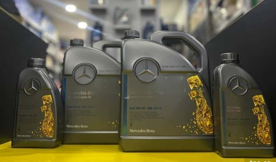 Mühərrik yağı Mercedes 5W40 MB 229.5 5L və 1L - Tenderyard