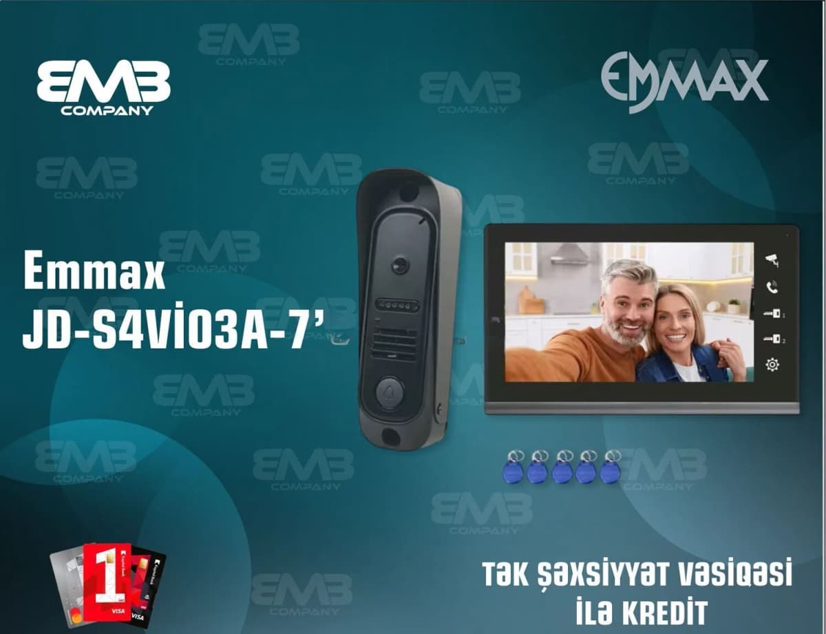 Video domofon Emmax JD-S4VI03A-7
