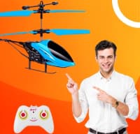 Uşaqlar üçün pult və sensorla idarə olunan oyuncaq helikopter — şəkil 2