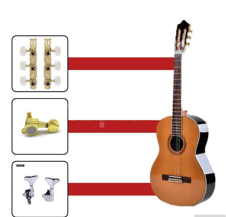 Guitar tuning pegs and picks - Tenderyard