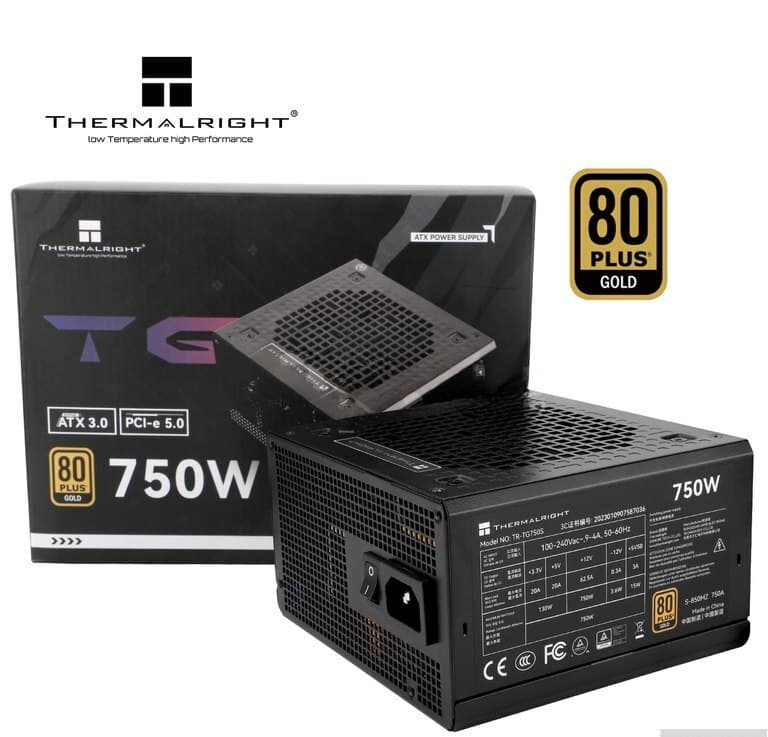 Enerji bloku Thermalright TR-TG750S 750W 80+ Gold