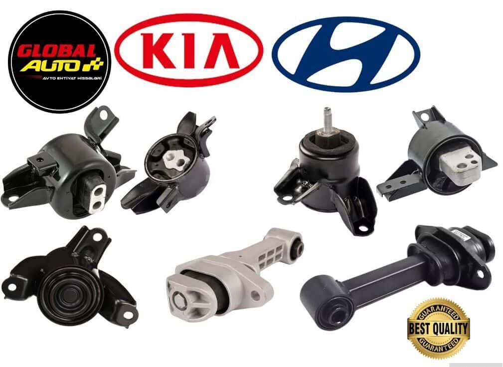 Mühərrik və karobka yastıqları Hyundai və Kia - Tenderyard