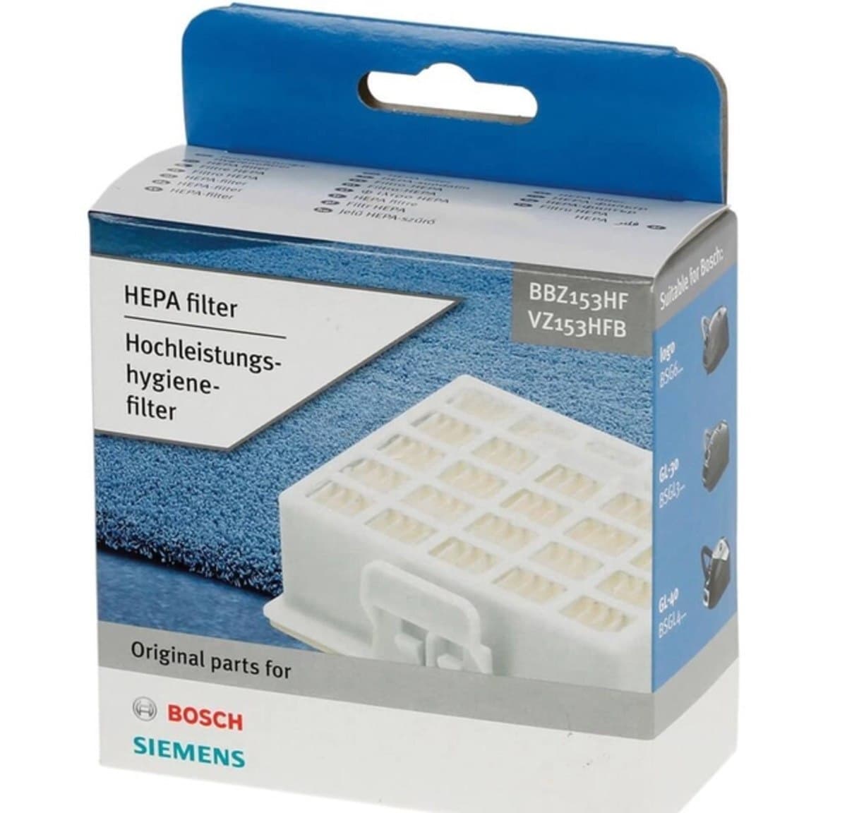 Hepa filter Bosch BBZ153HF (00578731)