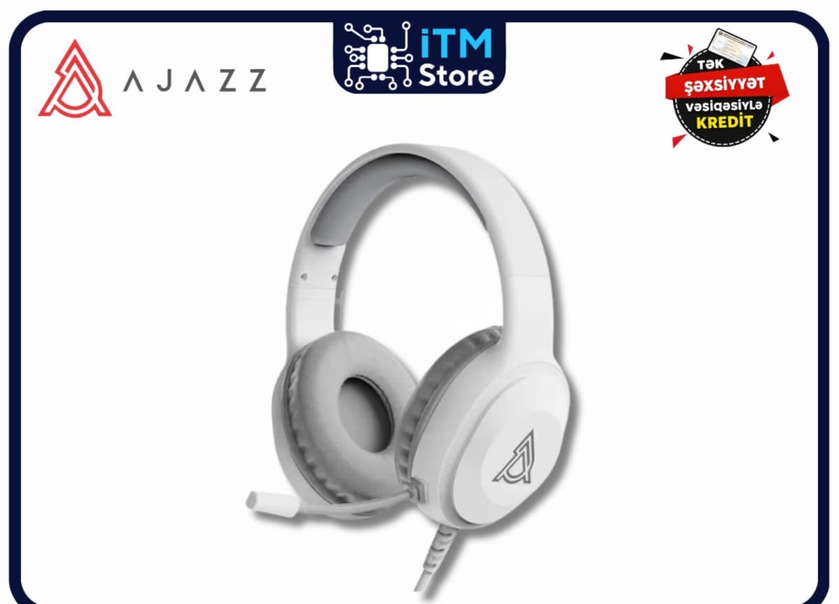 Oyun qulaqlığı Ajazz AHW11 White
