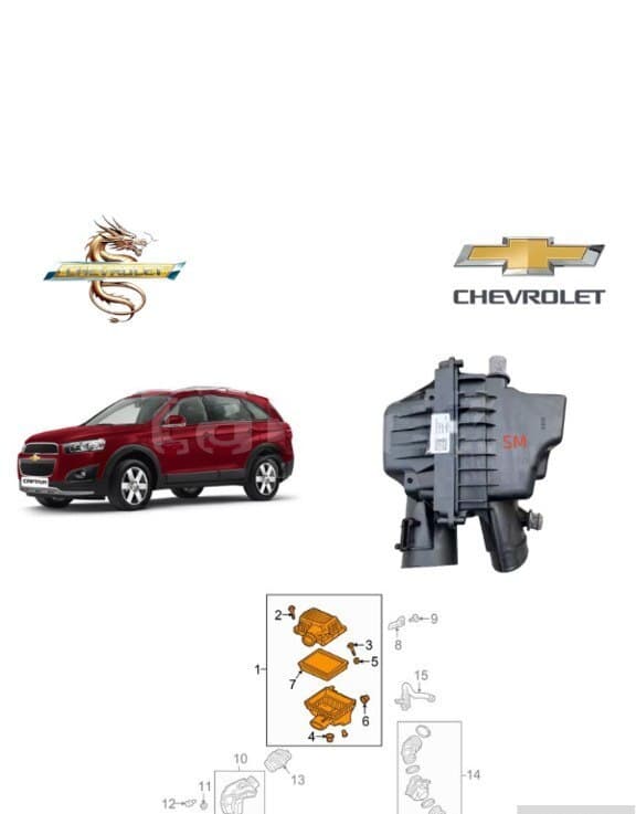 Hava filteri qabı Chevrolet Equinox 2017