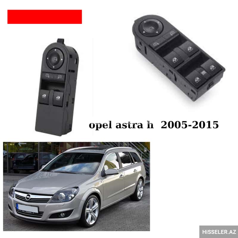 Window switch control panel for Opel Astra - Tenderyard