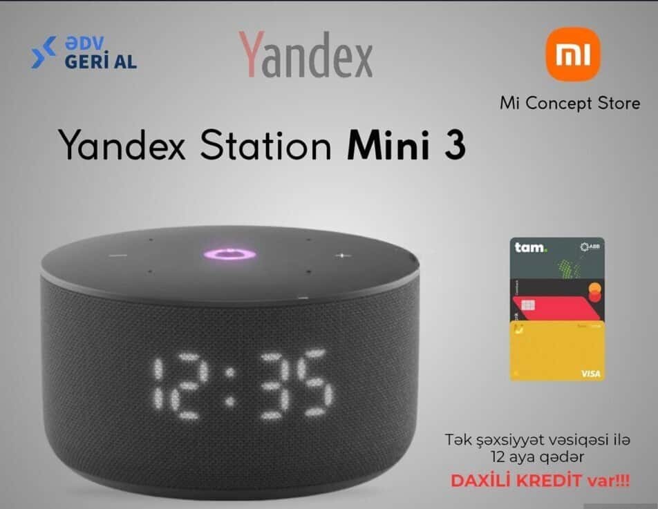 Умная колонка Yandex Station Mini 3 Black - Tenderyard