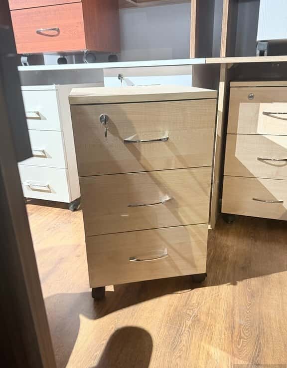 Office pedestal, Brown color - Tenderyard