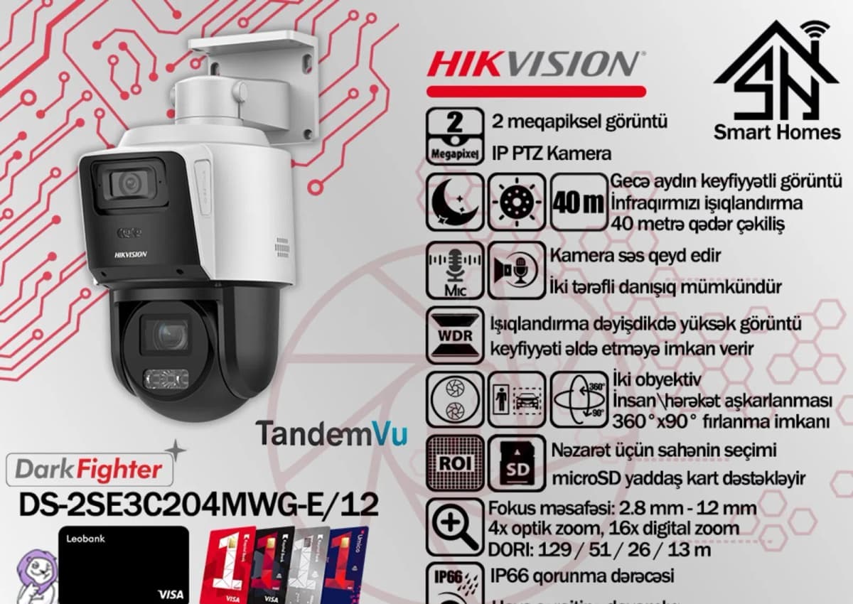 IP PTZ kamera Hikvision DS-2SE3C204MWG-E/12