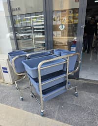 Peşəkar Paslanmayan Polad Servis Arabası — şəkil 2
