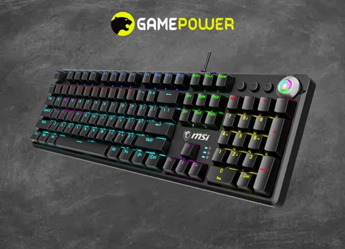 MSI Gaming Vigor GK50Z V2 Black Keyboard - Tenderyard