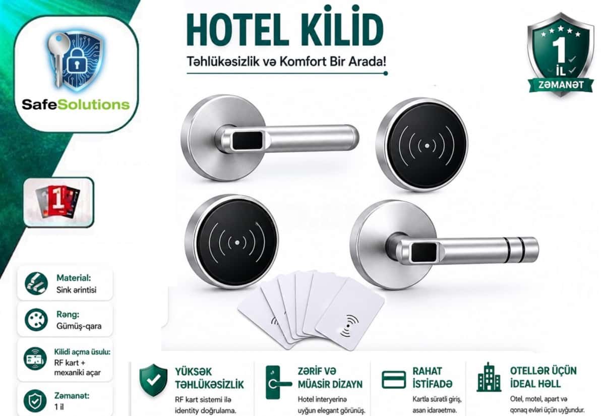 RX02E Electronic Hotel Door Lock - Tenderyard