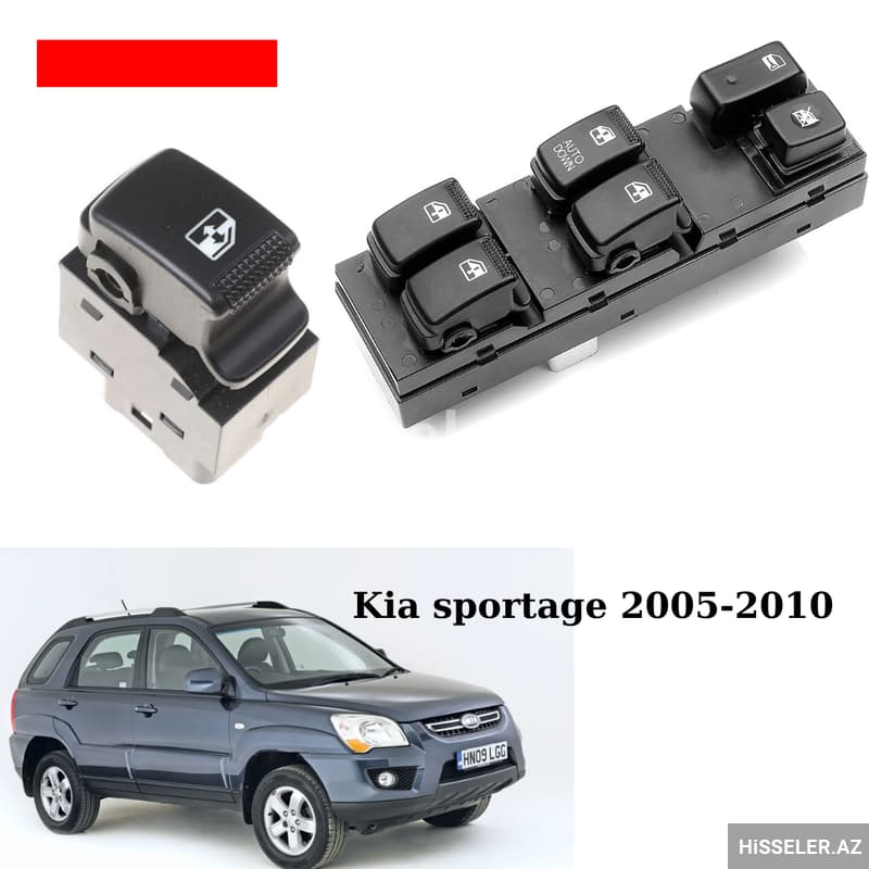Şüşəqaldıran düymə bloku Kia Sportage 2008
